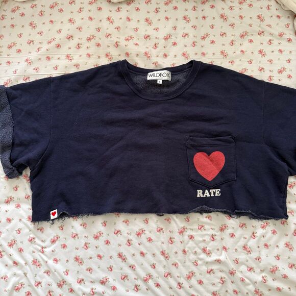 Wildfox Cropped short sleeve sweater - Picture 1 of 5